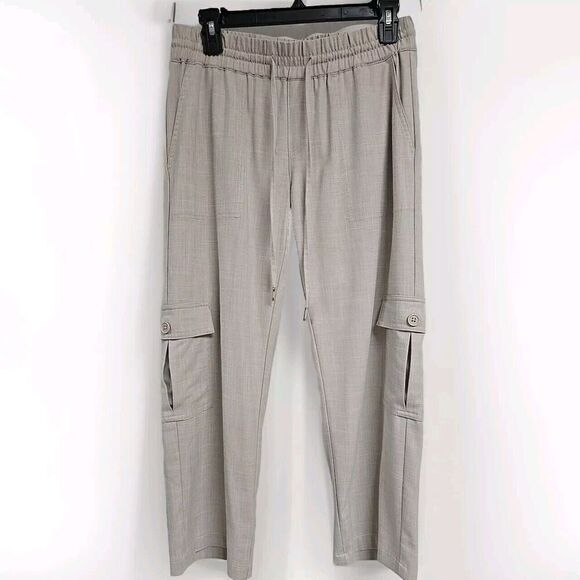 Liverpool Los Angeles Pants - Liverpool Los Angeles Cargo Cropped Pants Oatmeal Beige Women’s 4/27 VGUC